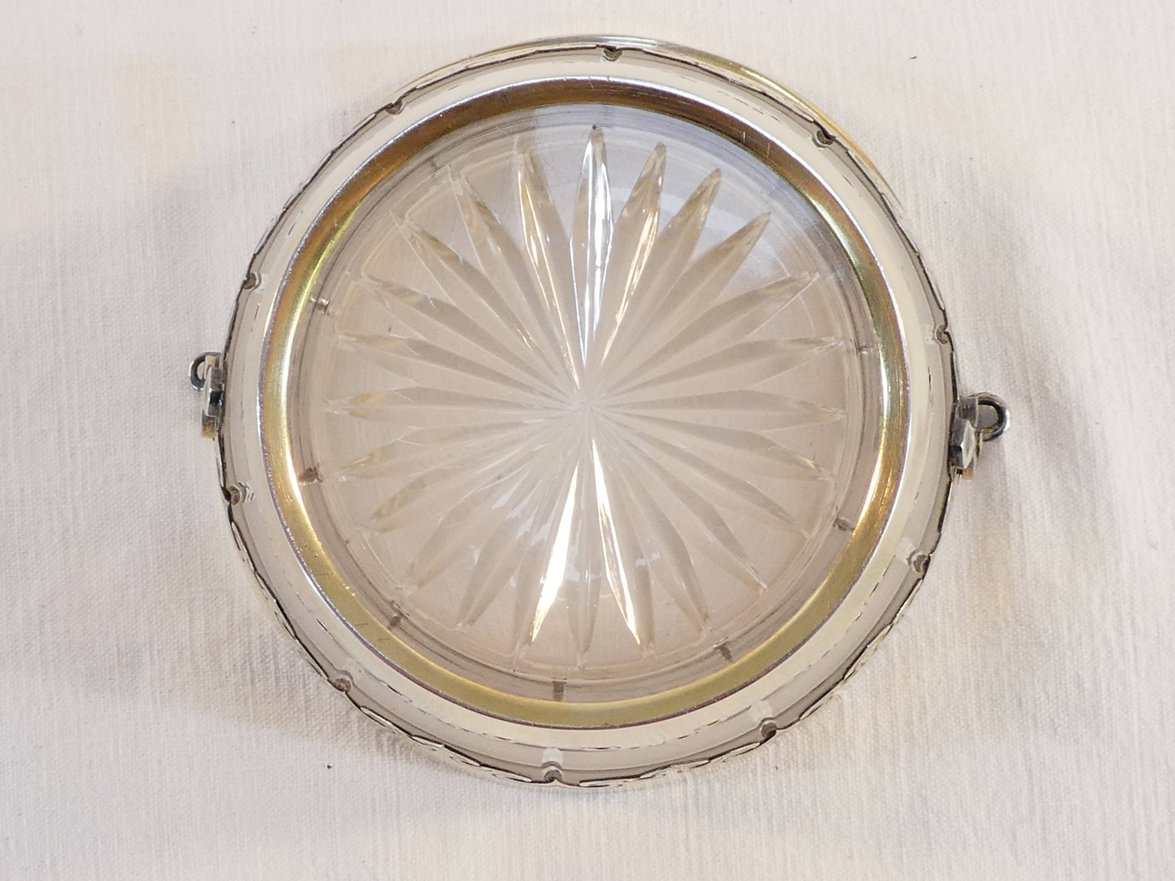 Ice bucket glacons in solid silver vermeil london 1864 victorian era