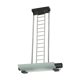 Suspension design en métal et verre dépoli