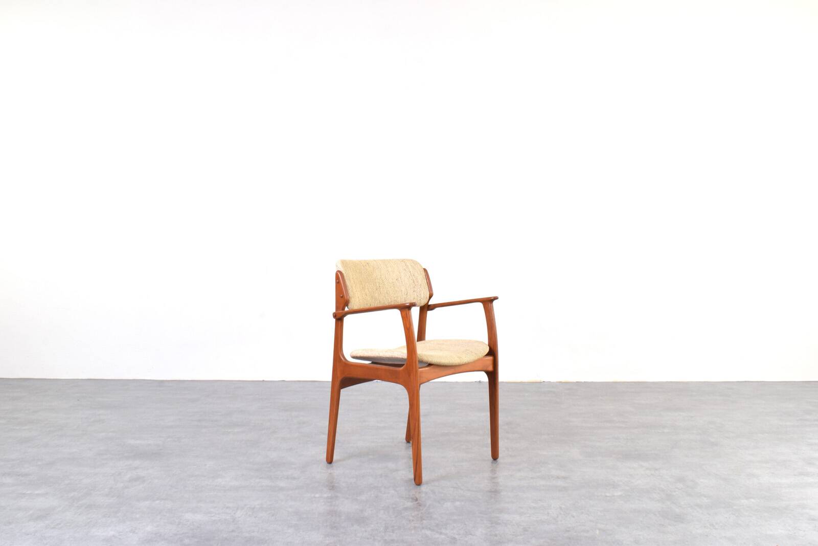 Teak Dining Chair by E. Buch for O.D. Møbler, 1960s