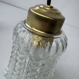 Ancien lustre cascade vintage 3 feux 1960