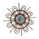 Mirror rattan sun 1960 vintage 48cm