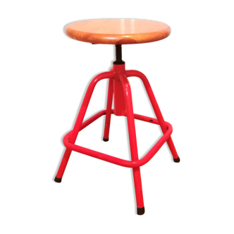 Tabouret à vis industriel
