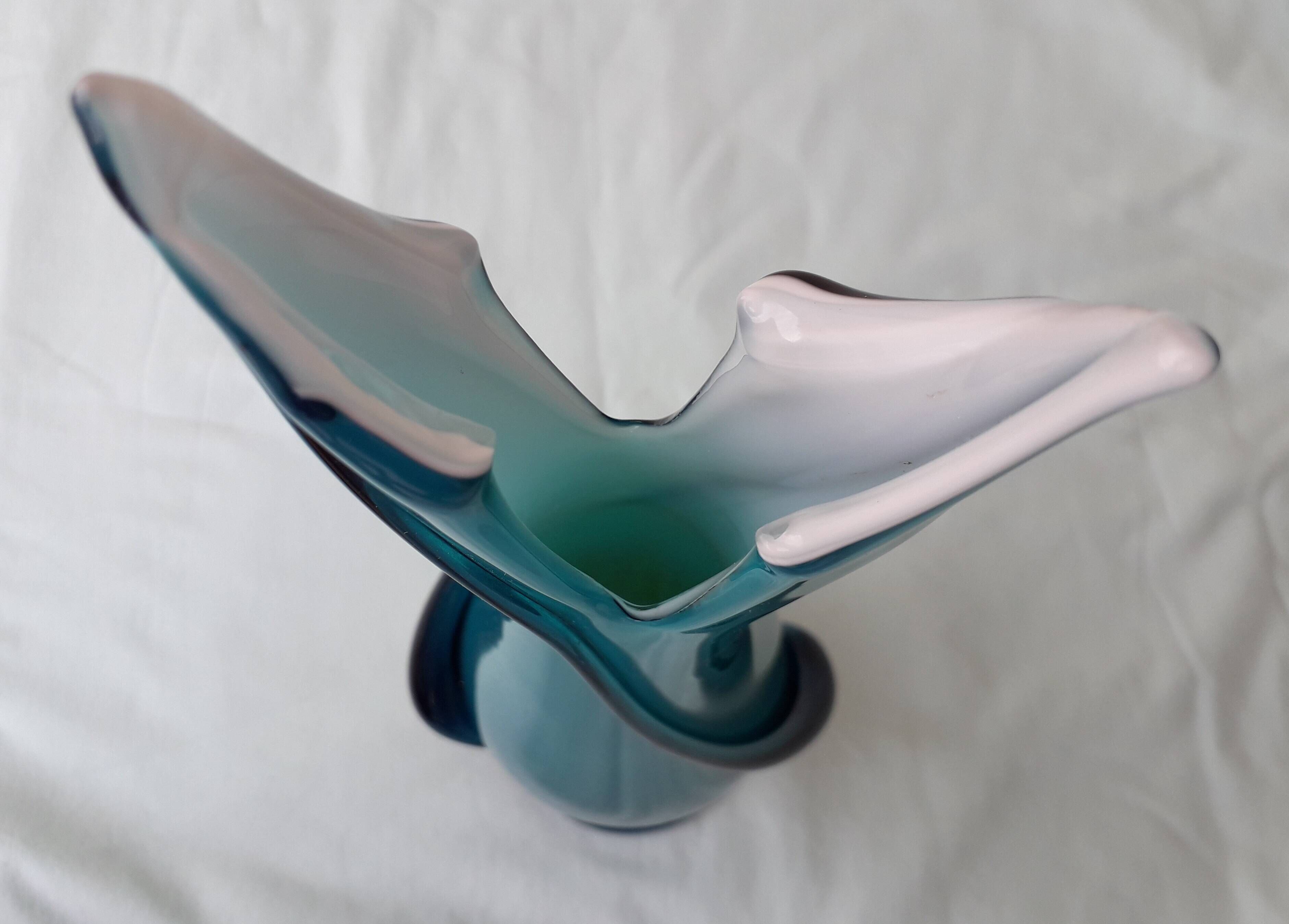 Murano glass vase Fratelli Toso