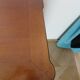 Louis XVI-style sideboard - 1 drawer - fluted legs - mahogany - solid wood