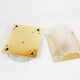 Set (2) of 1970s German brass and glass wall lights by WKR