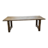 1950s pine farmhouse table 220cm