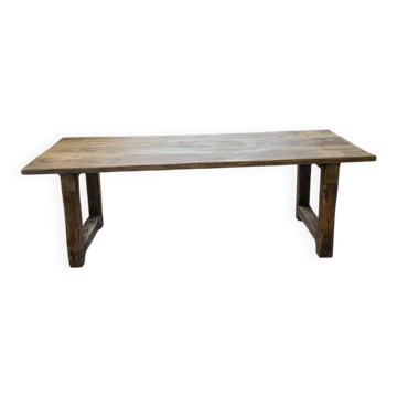1950s pine farmhouse table 220cm