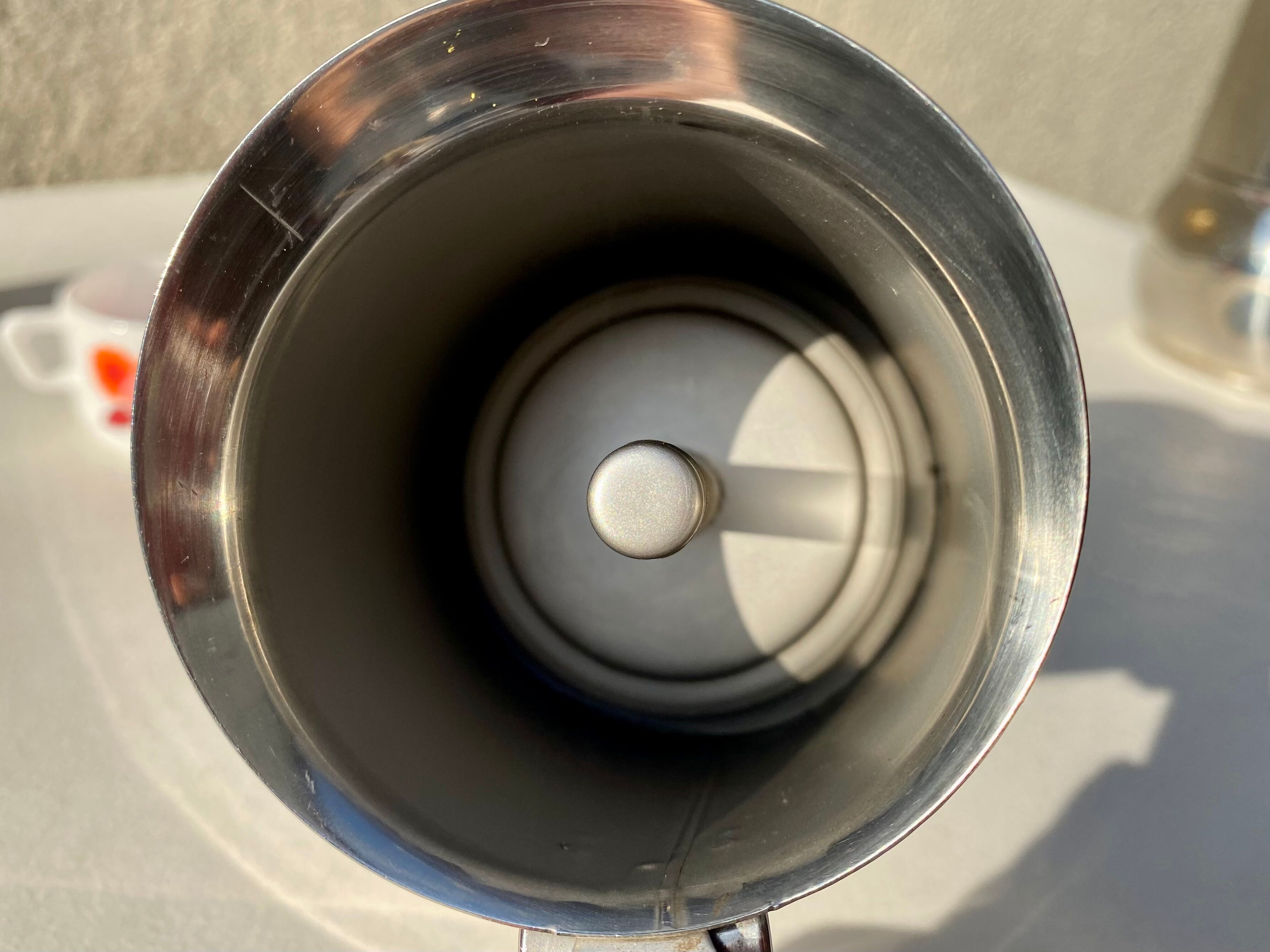 Italian coffee maker kitty oro 3 cups Guido Bergna italy vintage 80 stainless steel and brass