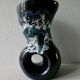 Ceramic vase fat lava, 60s