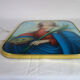 Old luminous painting Saint Lucia 50s