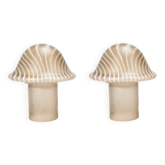 Paire de lampes Zebra de Peill et Putzler, Allemagne 1970