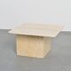 Set of three nesting tables in travertine, Italy circa 1970.