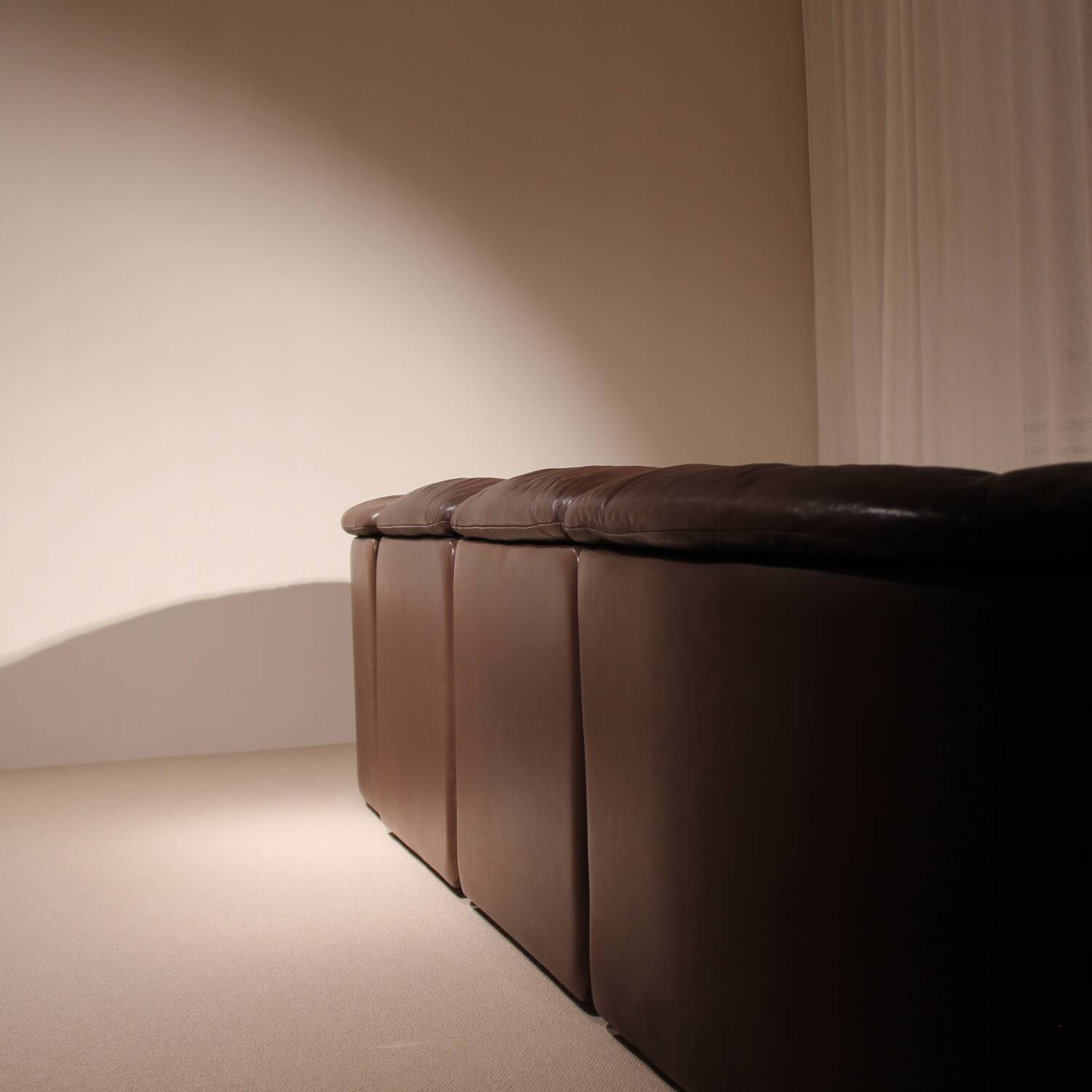 Canapé en cuir modulaire 'DS-14' par De Sede | Suisse années 1970