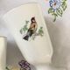 4 vintage mazagrans porcelain Manufacture Pillivuyt