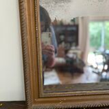 Old gilded mirror Louis Philippe style, 80x57 cm