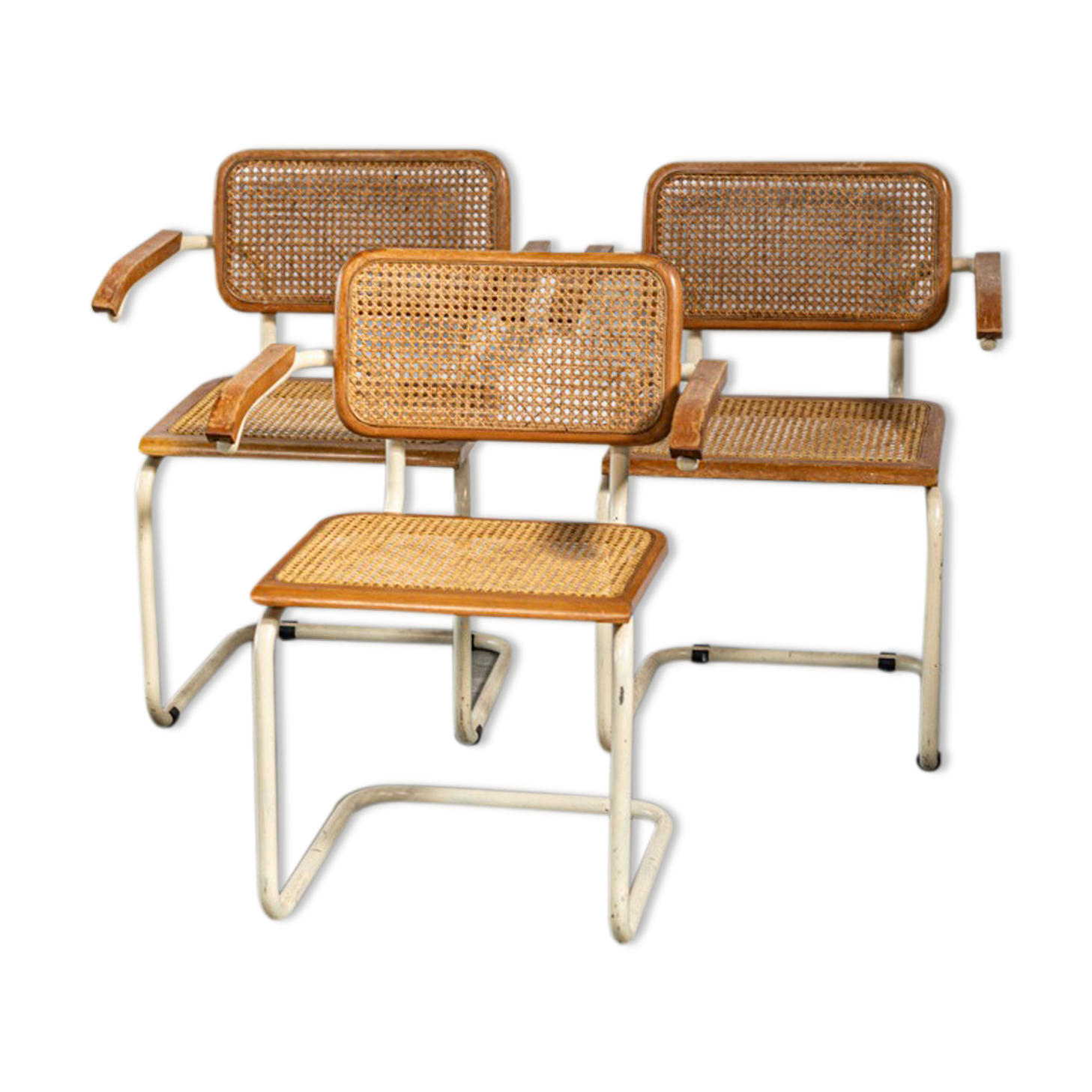 Lot of 3 chairs Marcel Breuer B64