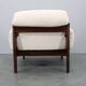 Mid-century restored bouclé armchair, Czechoslovakia 1970s