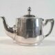 Vintage silver metala hotel teapot Diana Milano