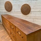 Old wooden workshop furniture