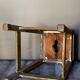 Tabouret d'atelier ancien à poignée