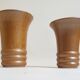 Pair of sandstone vases 60s