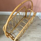 Rattan magazine holders