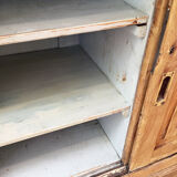 Enfilade meuble de métier chêne coulissant XL