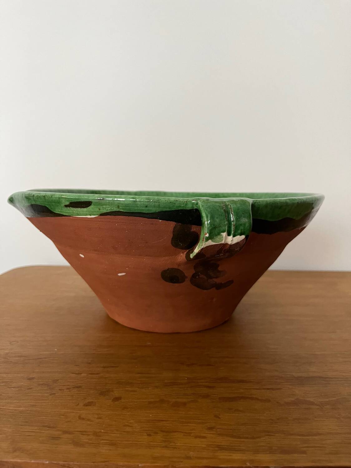 Large glazed "Tian" dish, diameter 32cm