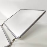 Triptych barber mirror 70x28cm