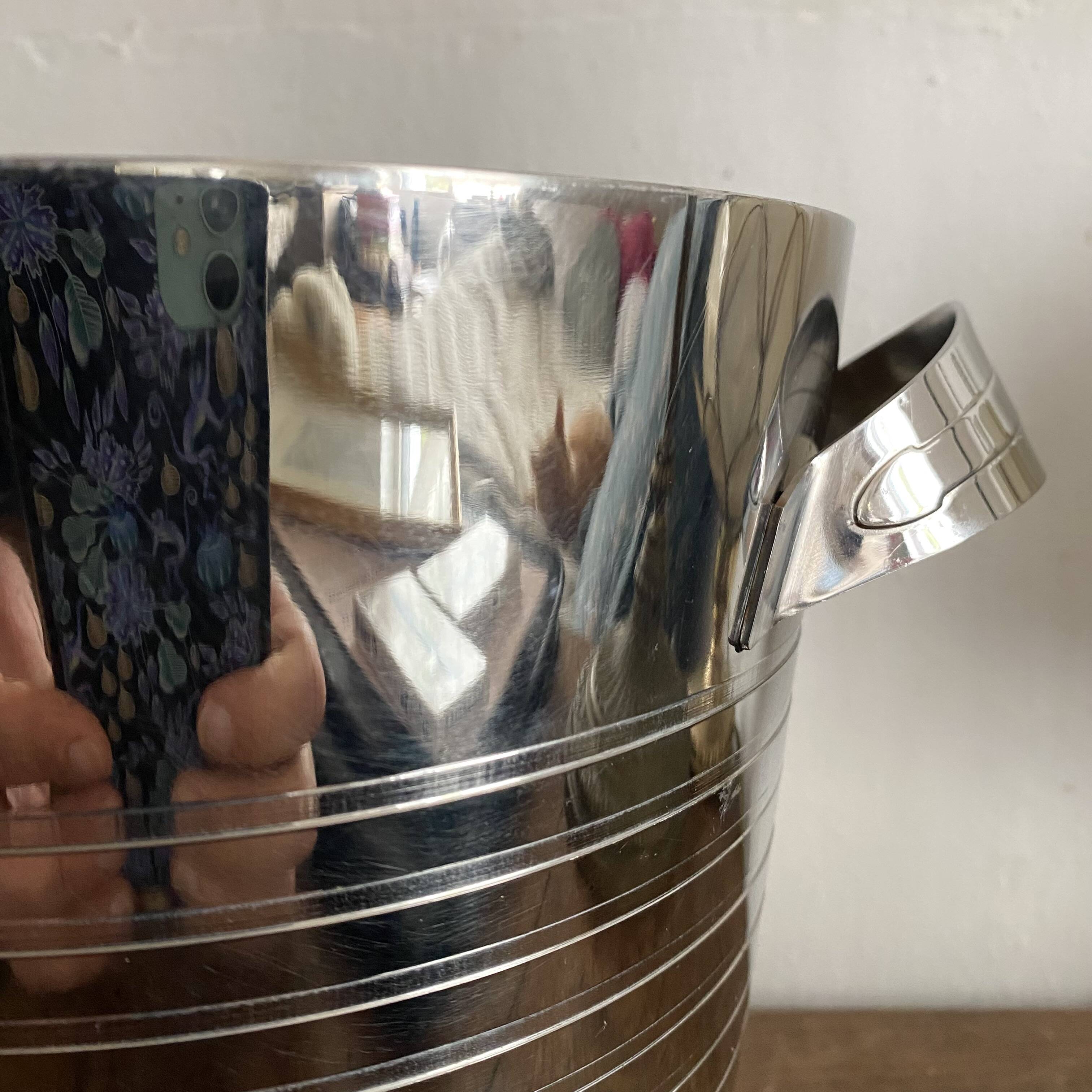 stainless steel champagne bucket