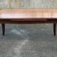 Large extendable table, marquetry, oak, vintage, 1950s