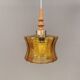 Swedish hanging lamp with double layer glass shades, 1970s