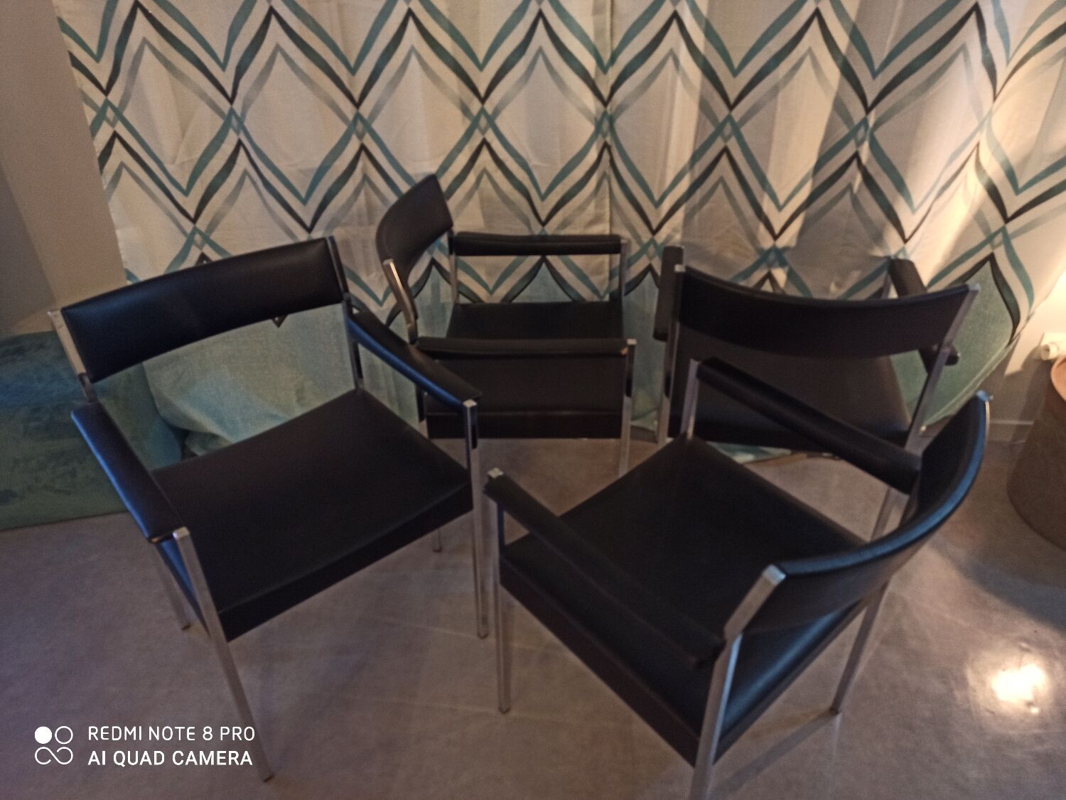 4 Girsberger armchairs