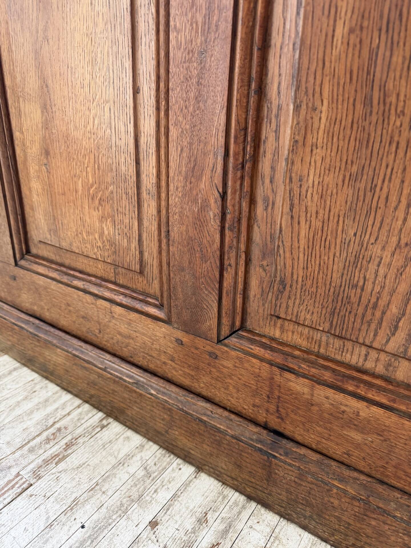 Counter or desk in oak from the 1950s.