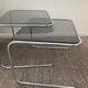 Series Of 3 pull-out tables "Harrow" for Meurop of the 70s