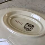 Saucière Villeroy & Boch La Louvière Belgian manufacture in Iron Earth early twentieth century