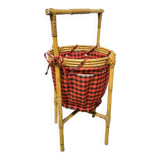Rattan and fabric worker