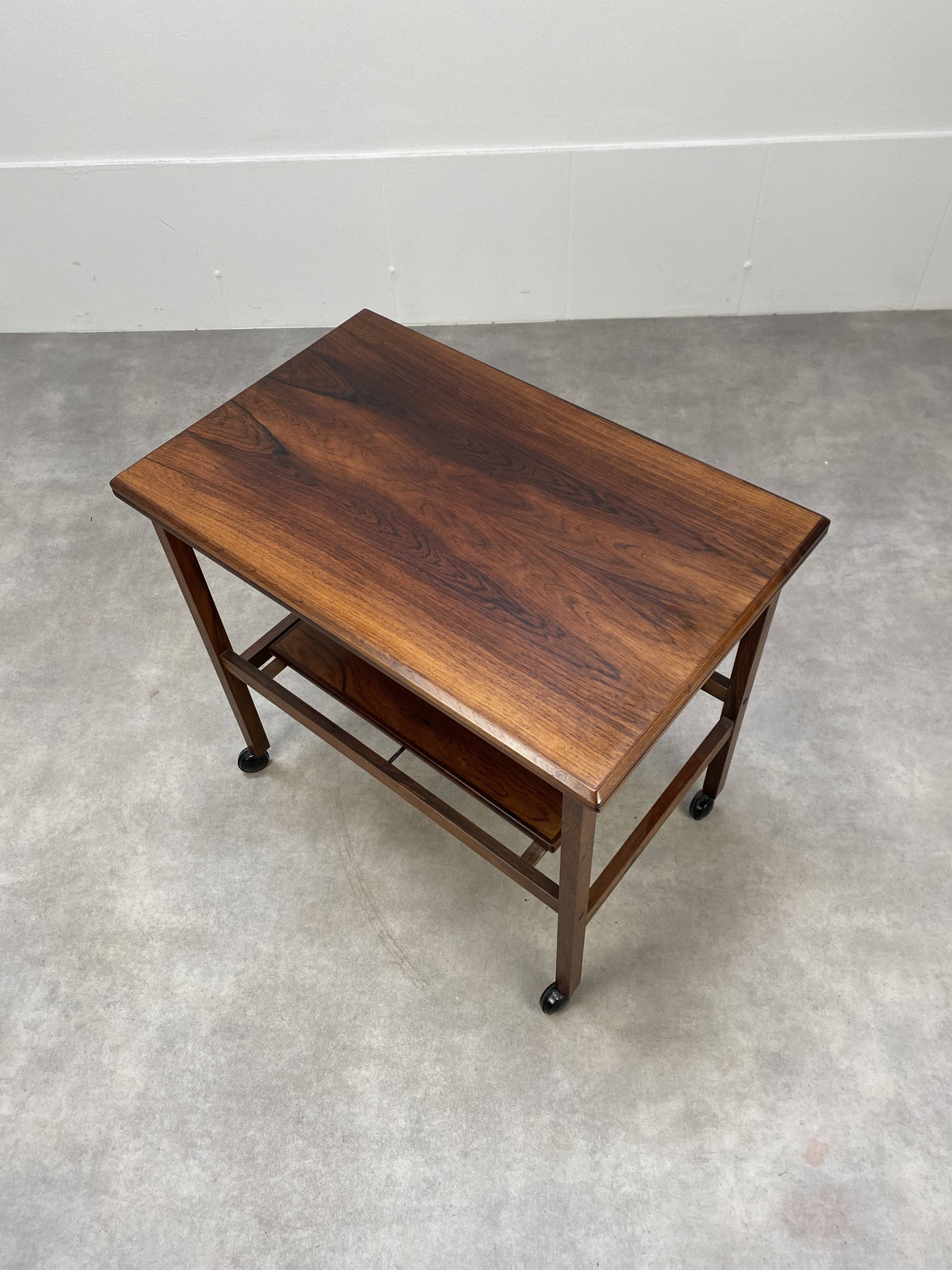 Scandinavian service arrebo mobler rosewood wallet tray