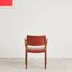 Armchair model 65 in oak and leather by Niels O. Møller, Denmark, 1960s.