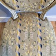 Chair and armchair medallion, Louis XVI style, circa 1950