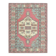 1970s vintage Turkish Oushak handmade wool cotton pink area rug 190x245