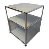 USM Haller side table in light grey