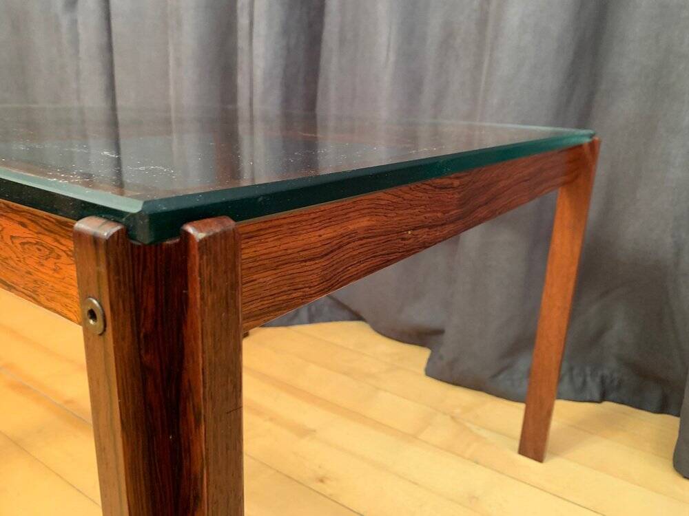Coffee table rosewood, Denmark, 1970s