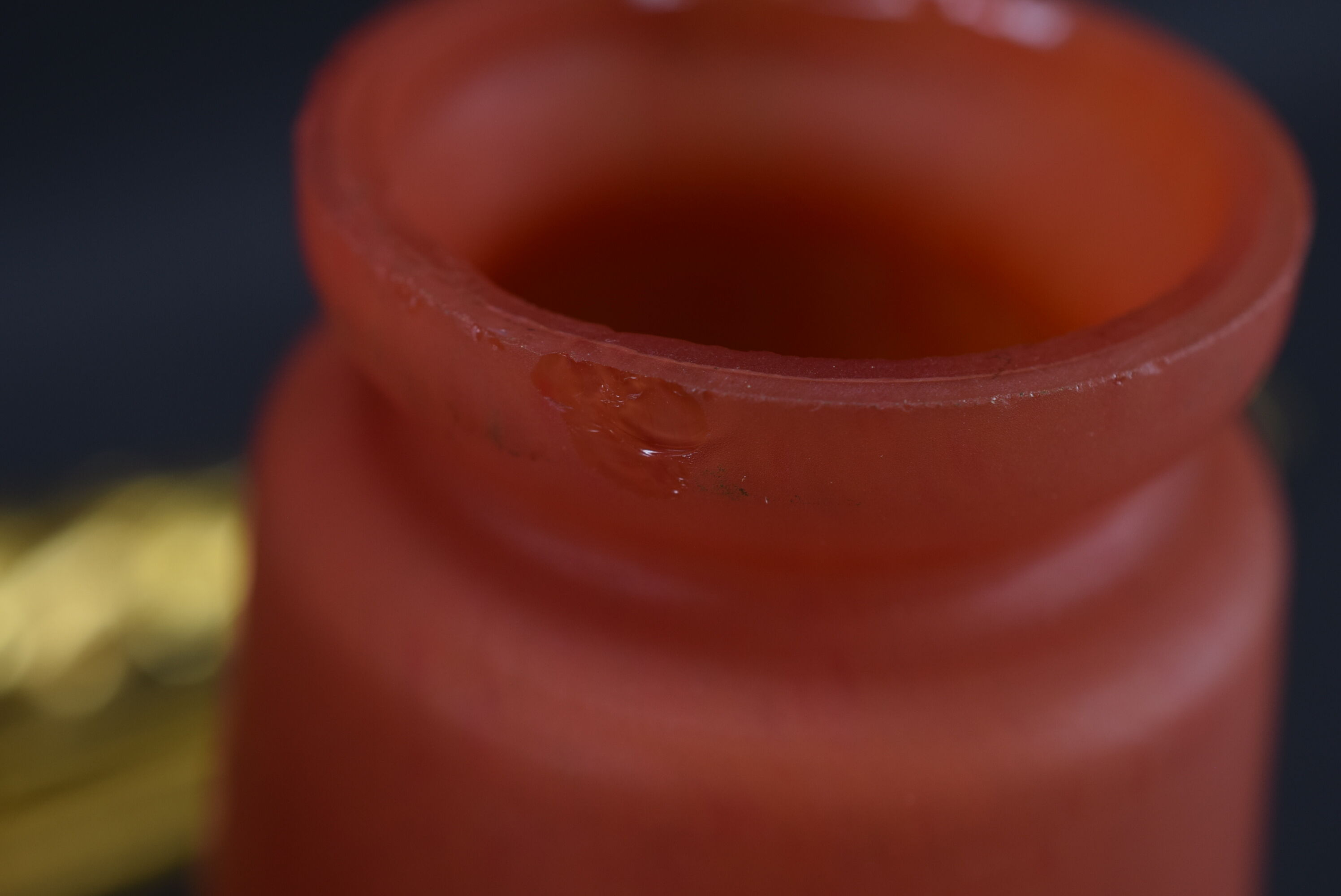 Double wall lamp in gilded bronze and glass paste