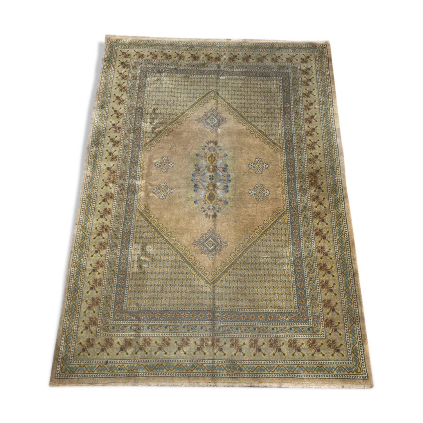 Former Moroccan carpet done flap hand wool 173 x 245 cm