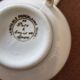 Antique coffee service in longwy porcelain – floral decoration and gilding –