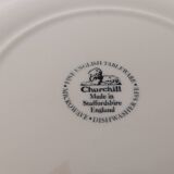 6 Churchill English dessert plates