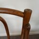 Paire de fauteuils bistrot en bois courbé