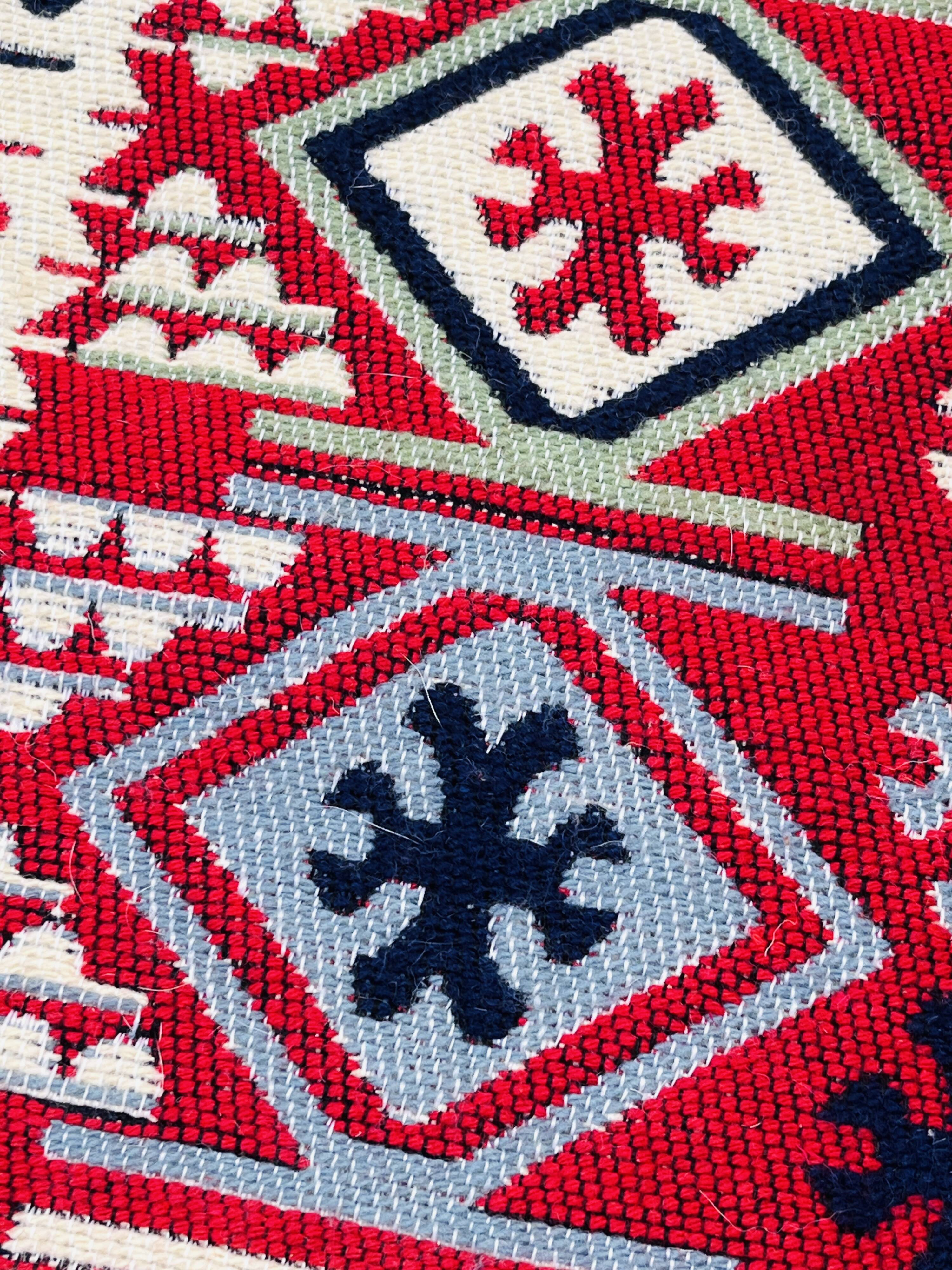 Reversible vintage rug