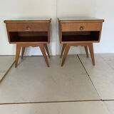 Lit et chevets vintage